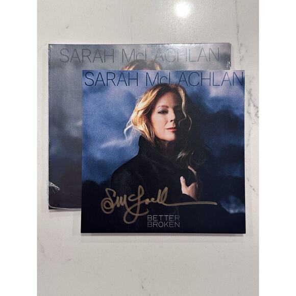 Sarah McLachlan SIGNED AUTOGRAPHED Art card Better Broken + FACTORY SEALED CD #2 - Picture 1 of 8